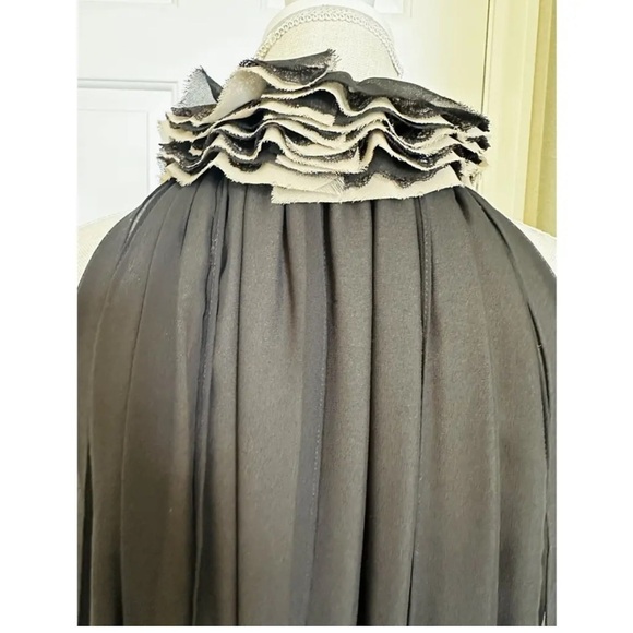 Robert Rodriguez Neiman Marcus Ruffled Peplum Blouse Shirt Accent Top - Picture 5 of 8